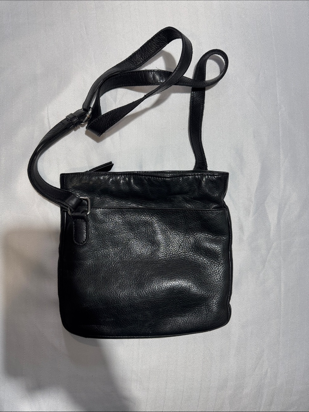 margot Black Leather Crossbody Bag - Picture 2 of 5